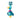 Animal Instincts Teal Tails Tom Duck plush with squeaker