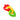 Little Lively Three Fruit Chain Cat Toy - Interactive Play